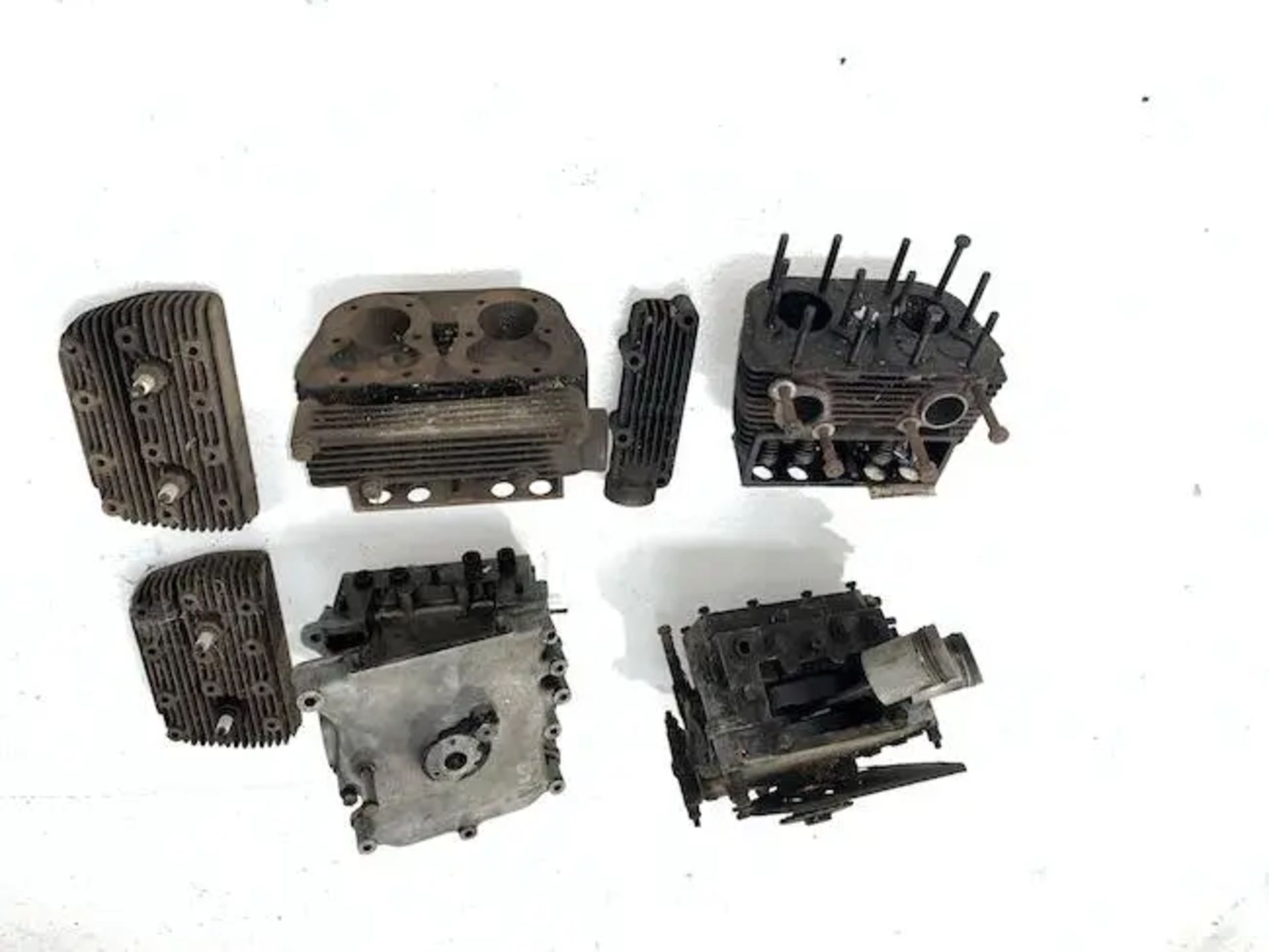 A selection of Matchless Silver Arrow engine components