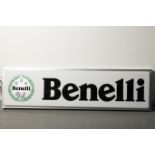 A Benelli display lightbox