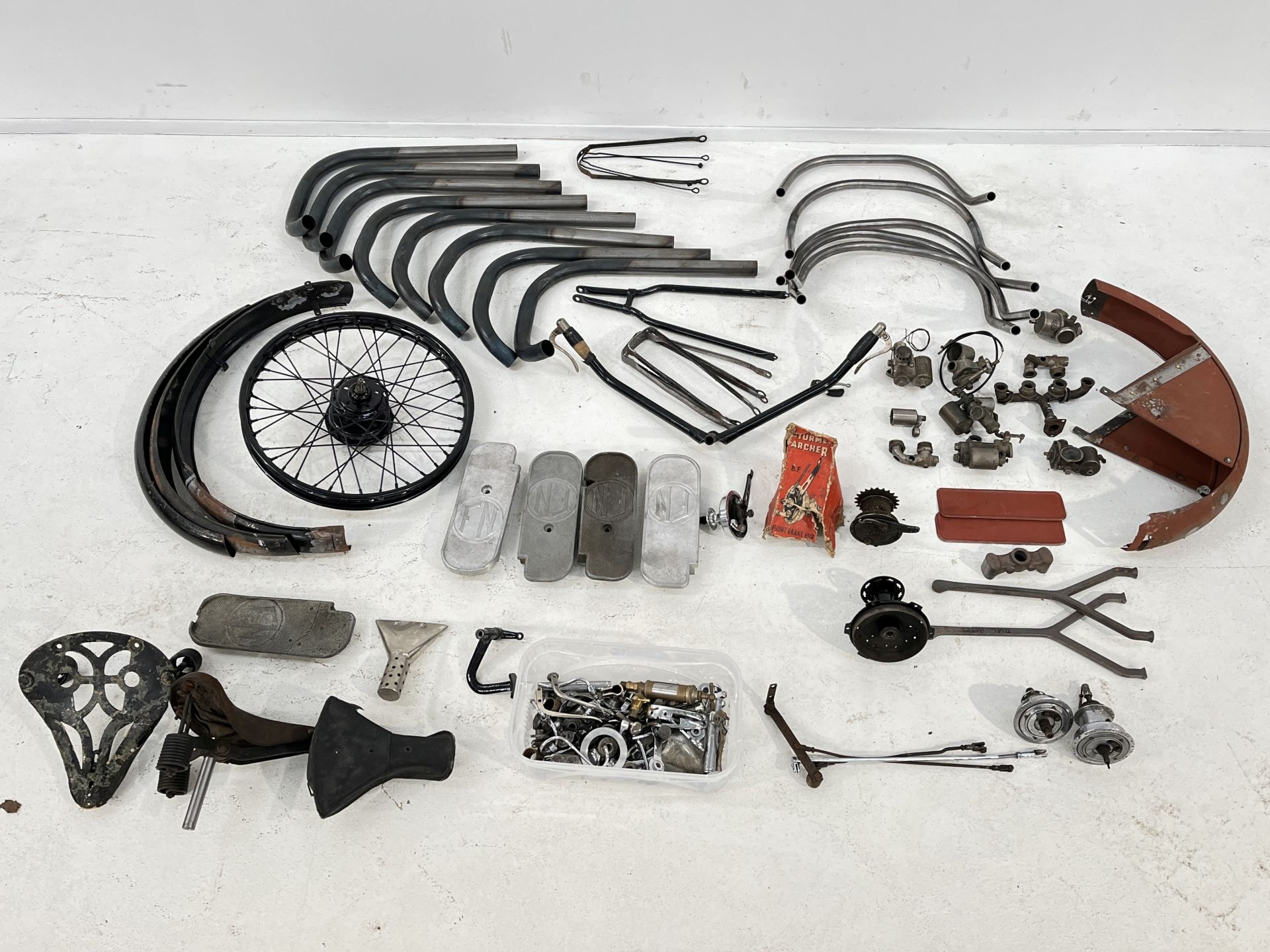 A selection of believed mostly Vintage and Veteran components, including FN ((Qty))