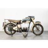 Property of a deceased's estate, c.1952 Triumph 498cc Project Frame no. 32142 Engine no. None Pr...