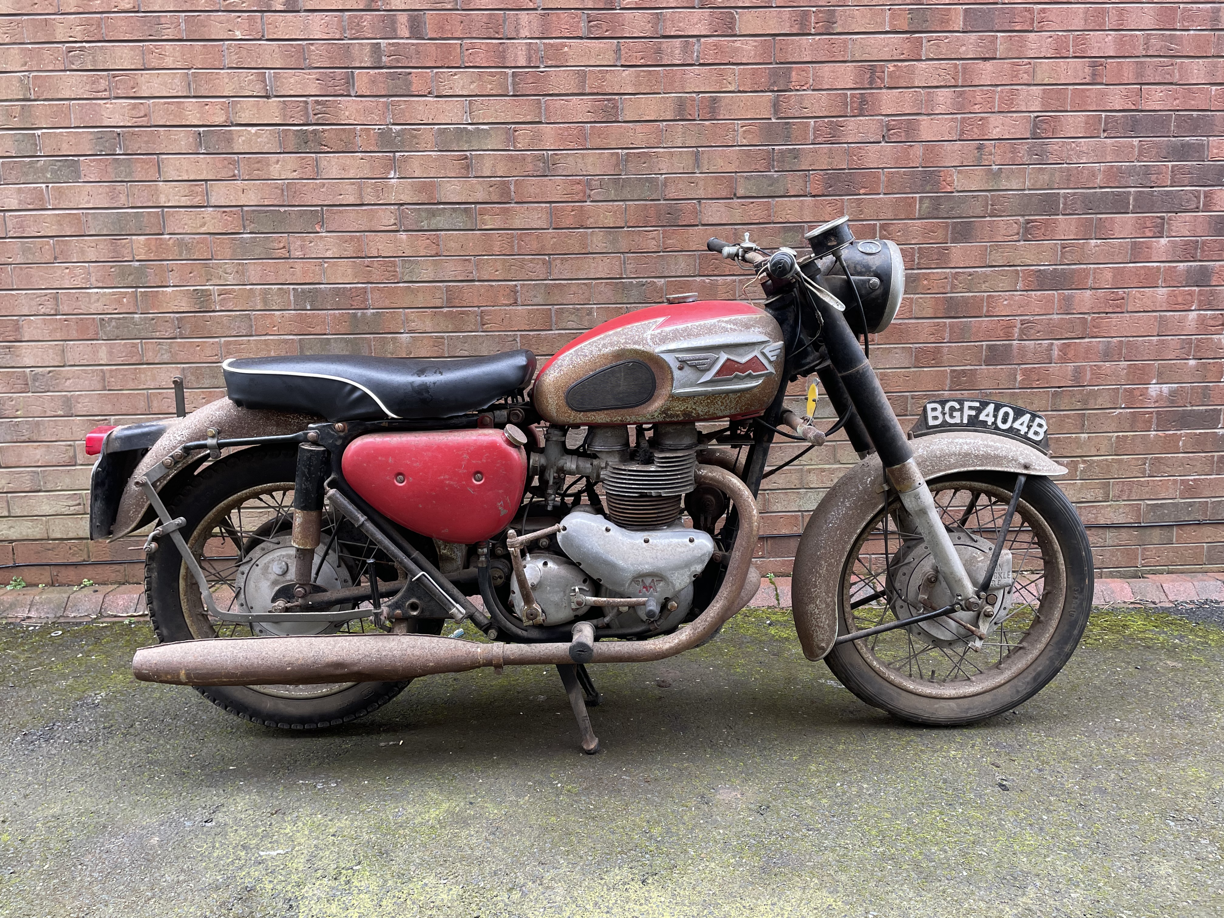 1964 Matchless 646cc Monarch G12CSR Frame no. A85802 Engine no. G12CSR/x9843