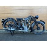 1931 Sunbeam 344cc Model 10 OHV Twin-port Frame no. R1252 Engine no. SS1238