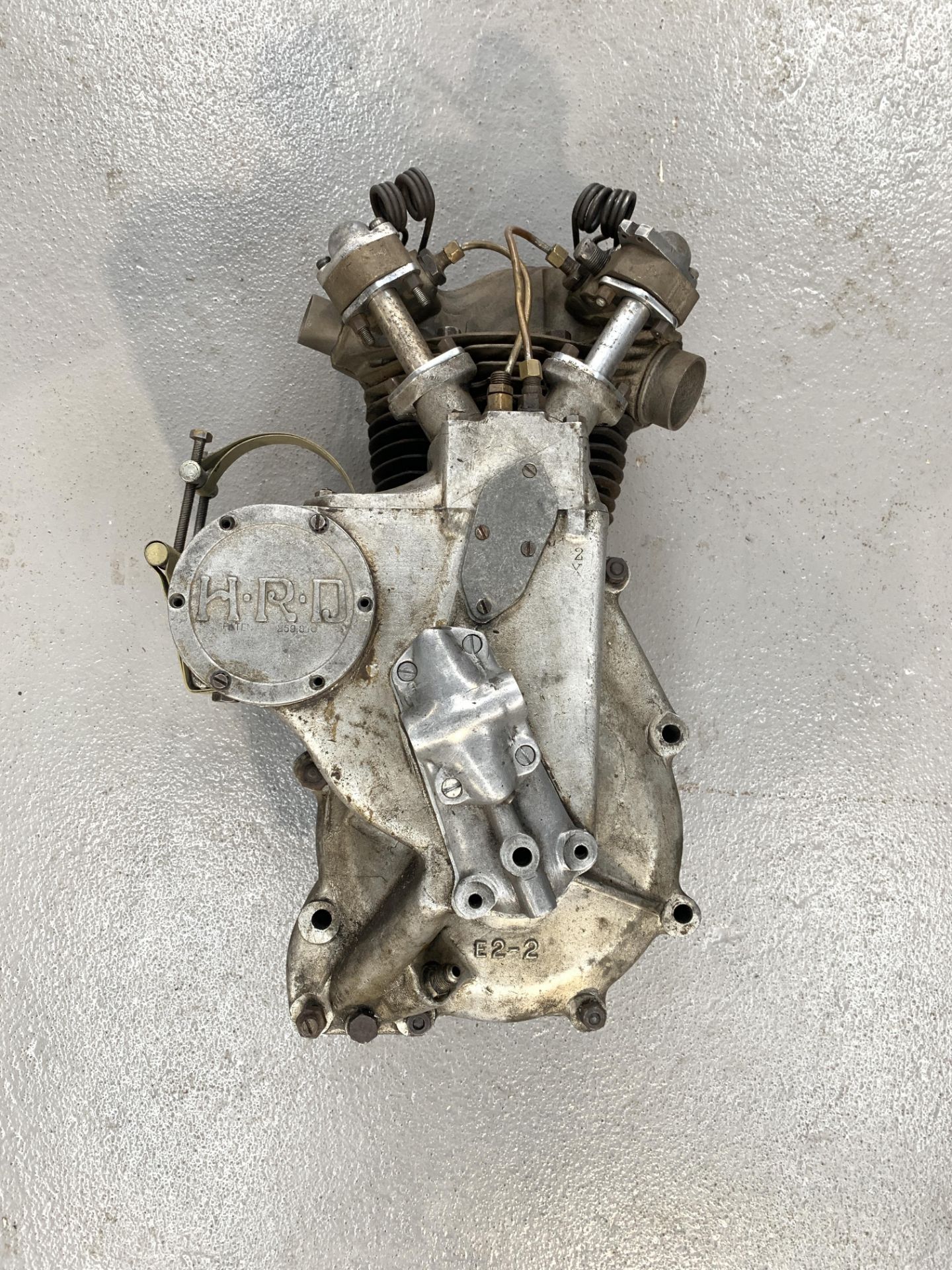 A Vincent-HRD Series-A engine
