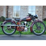 1938 Rudge 250cc Sports Frame no. 178 Engine no. 62785