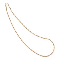 A 14K GOLD LINK CHAIN NECKLACE