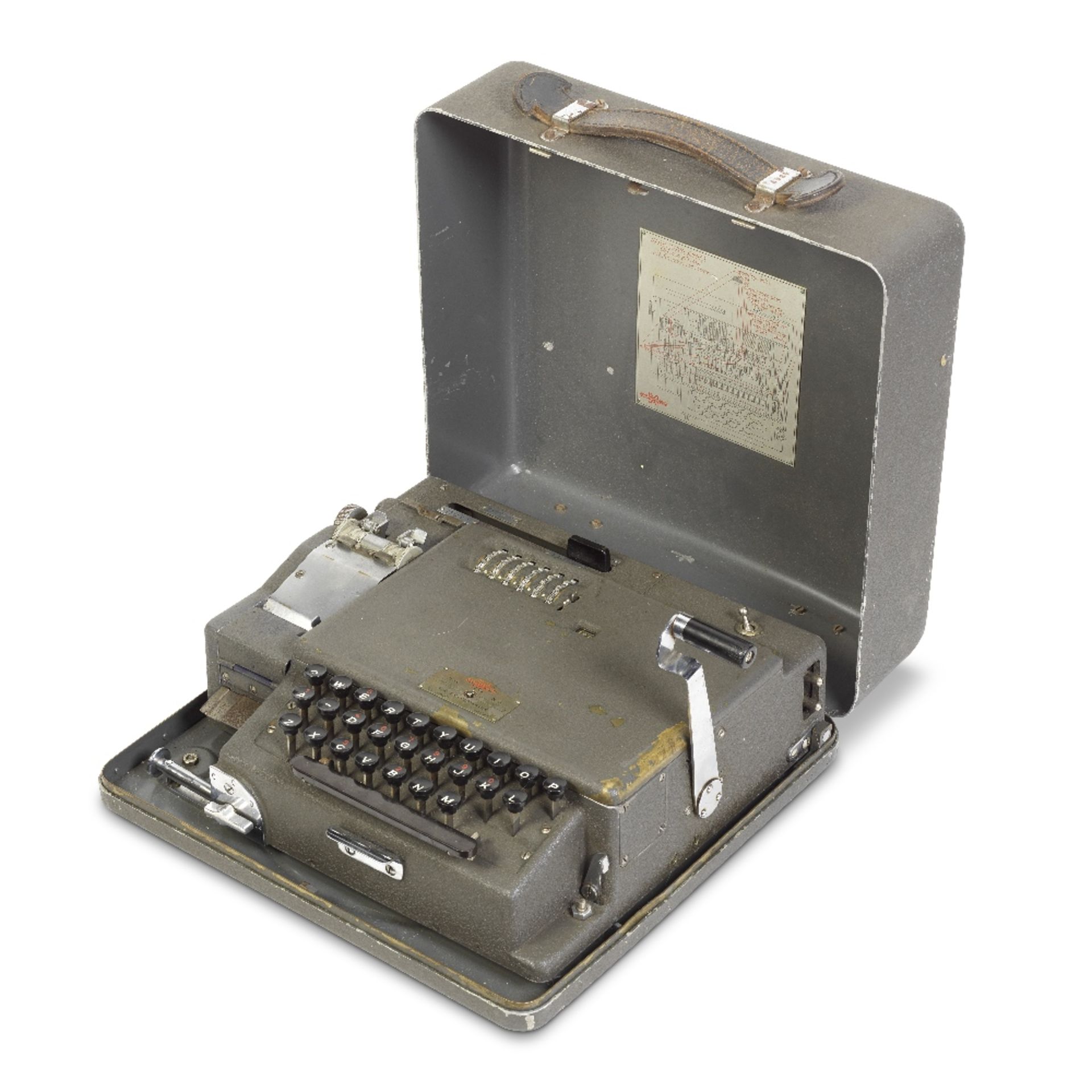 A Hagelin BC-543 Electro-Mechanical Cypher Machine, Swedish, Mid 20th century,