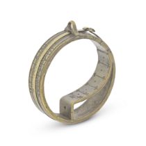 A brass altitude ring dial, probably German, late 16th century,
