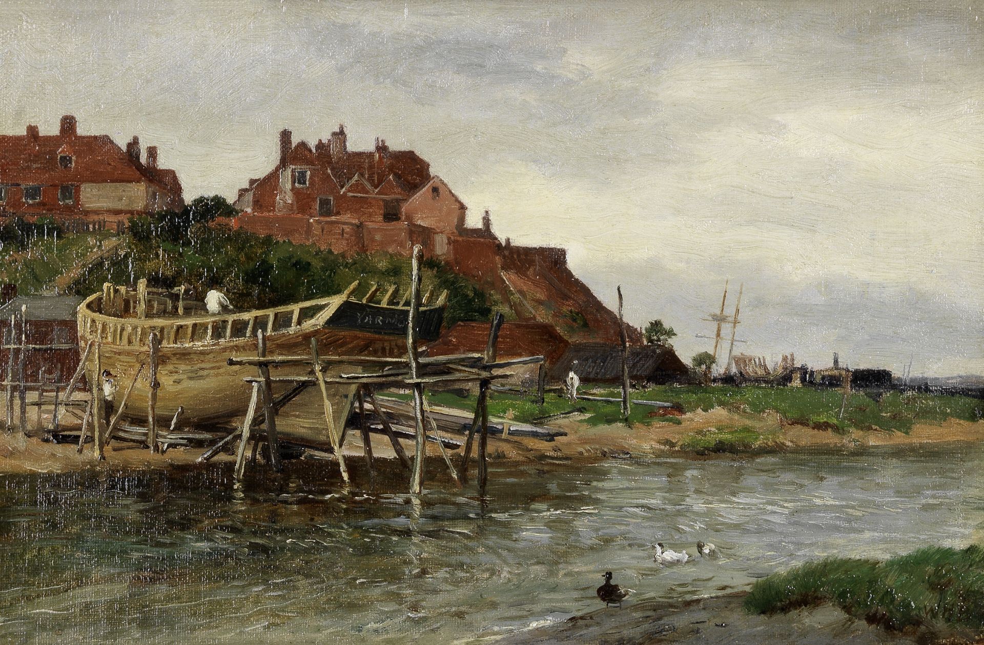 William H. Borrow (British, active 1863-1893) Boat builders