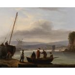 Thomas Luny (British, 1759-1837) On the Teign above Shaldon Bridge