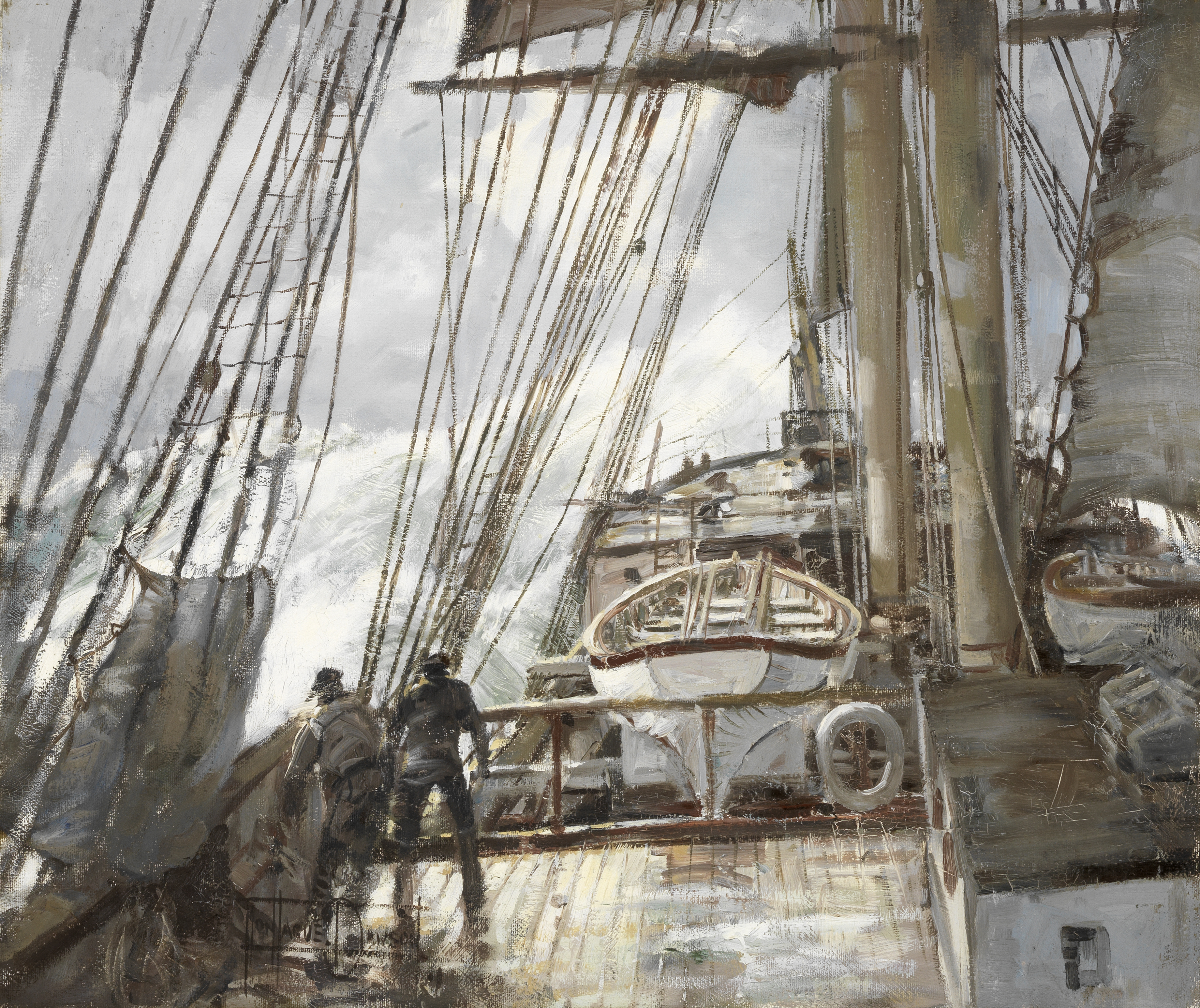 Montague Dawson (British, 1890-1973) 'Days of Old'