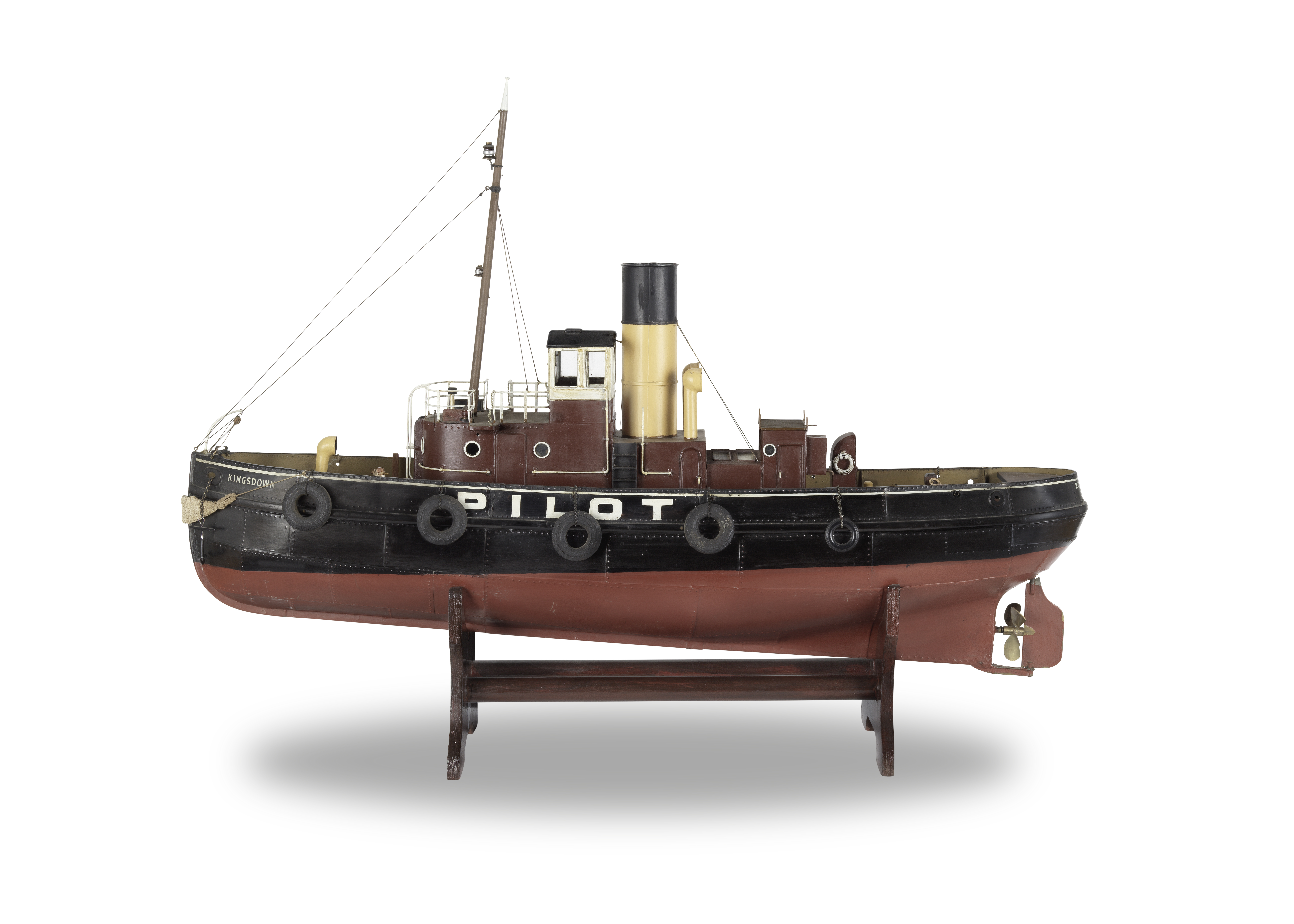 A Live Steam Model Of The Pilot Boat 'Kingsdown', Modern, the model 36in (91cm) long19 1/2in x 3...