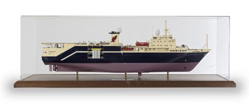 A Scale Model Of The Seismic Research Vessel 'Atlantic Horizon', late 20th century, the model 48...