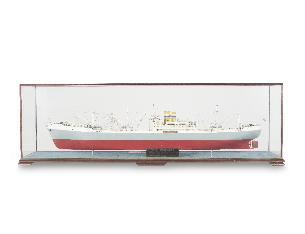 A Shipbuilder's model of the motor vessel 'Pegasus', mid-20th century, the model 47in (119cm) lo...