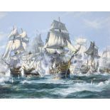 John Bentham-Dinsdale (British, 1927-2008) 'The Battle of Trafalgar'