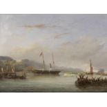 Nicholas Matthew Condy (British, 1818-1851) The royal steam yacht Victoria and Albert (I) off Pl...