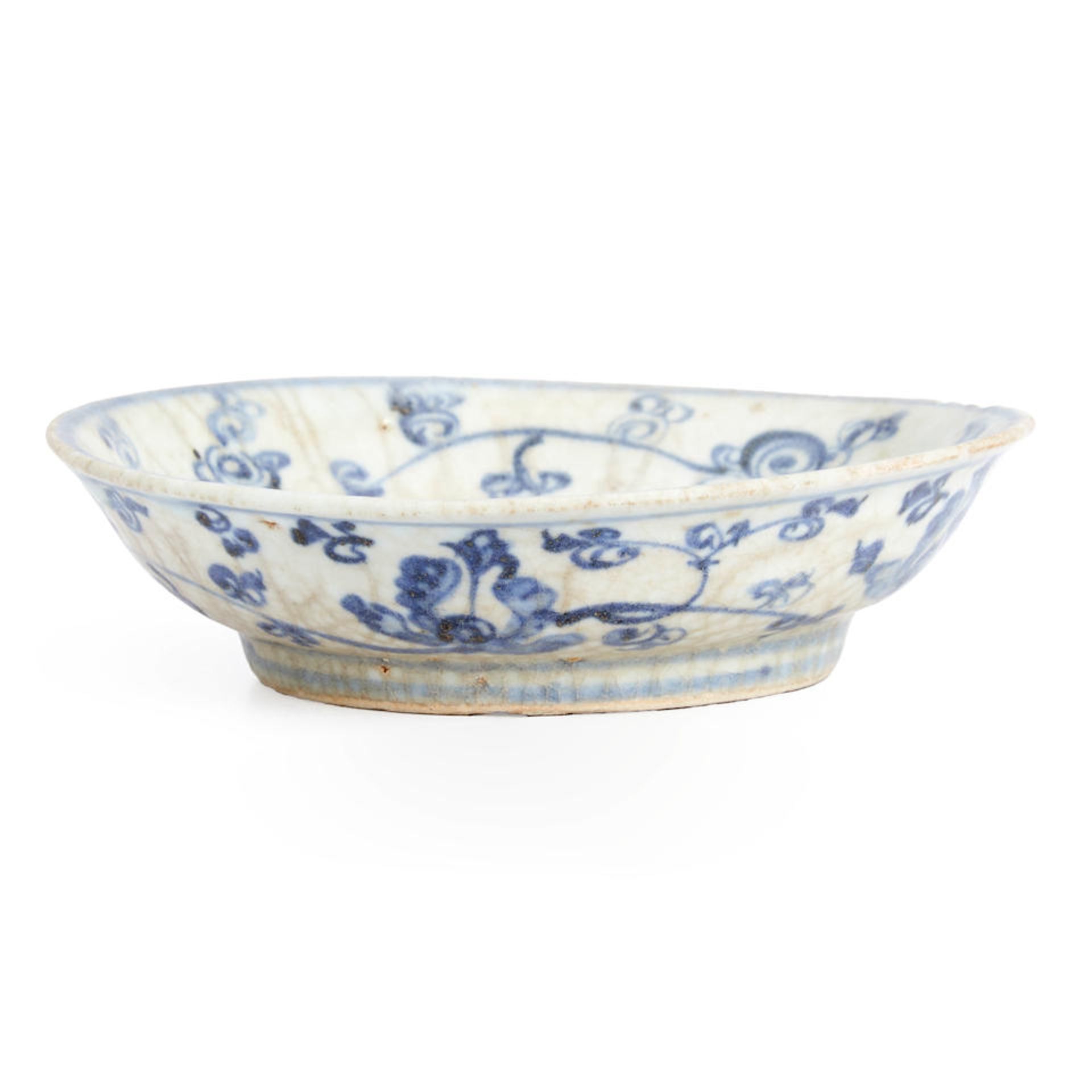 BLUE AND WHITE SHIPWRECK DISH - Image 4 of 4