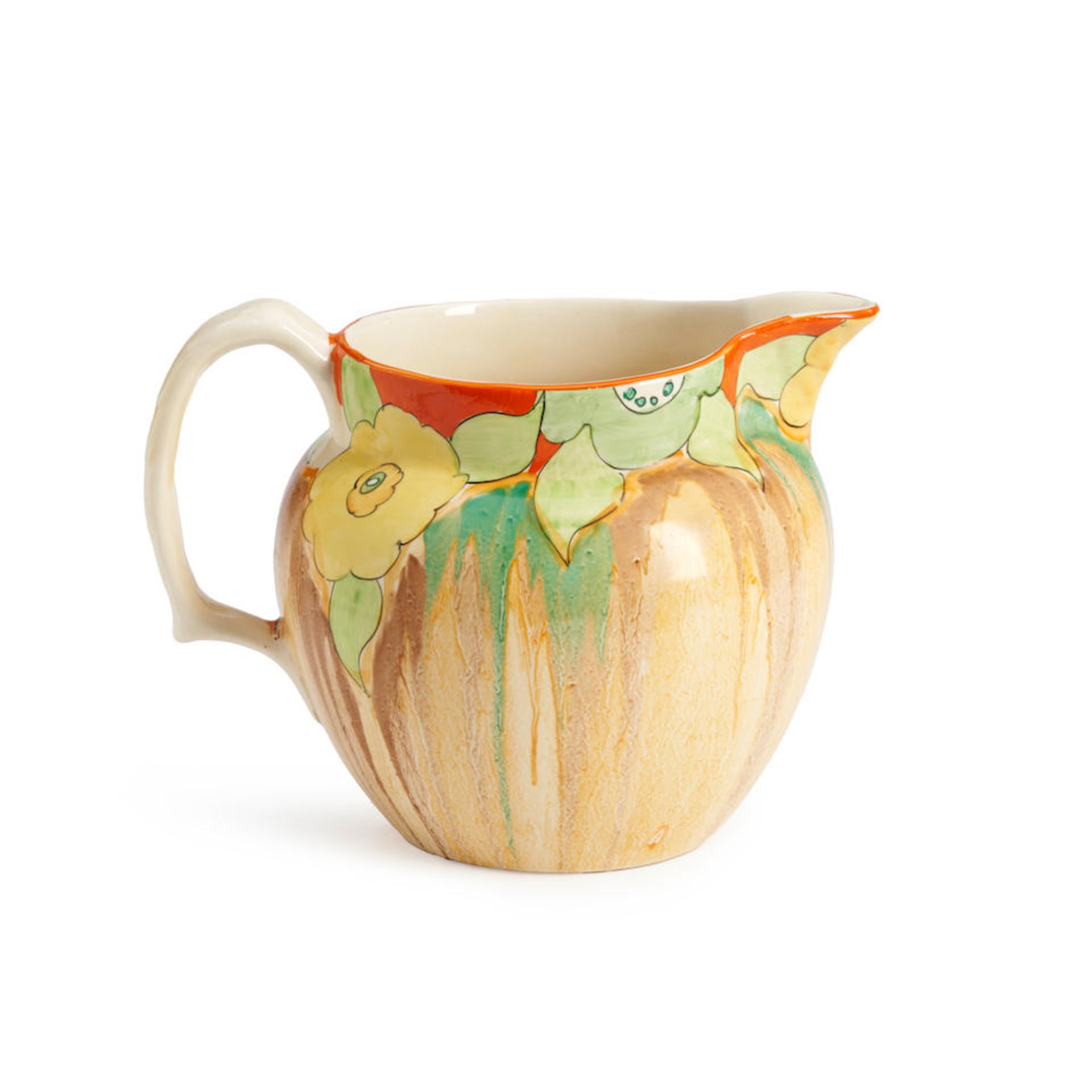 CLARICE CLIFF (1899-1972) 'KILLARNEY' PATTERN PITCHER - Bild 3 aus 3