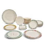GROUP OF ASSORTED CREAMWARE DISHES