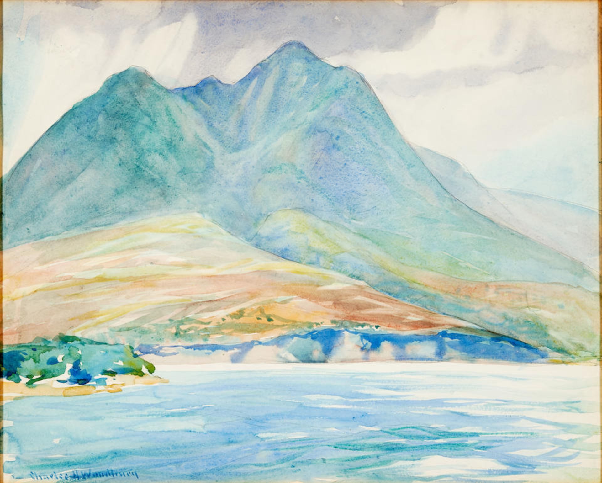 CHARLES HERBERT WOODBURY (1864-1940) MONTSERRAT - Bild 2 aus 4