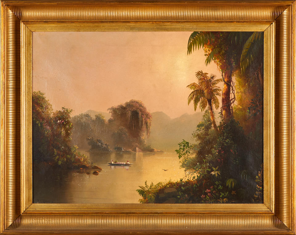 AFTER FREDERIC EDWIN CHURCH, 18TH CENTURY MORNING IN THE TROPICS