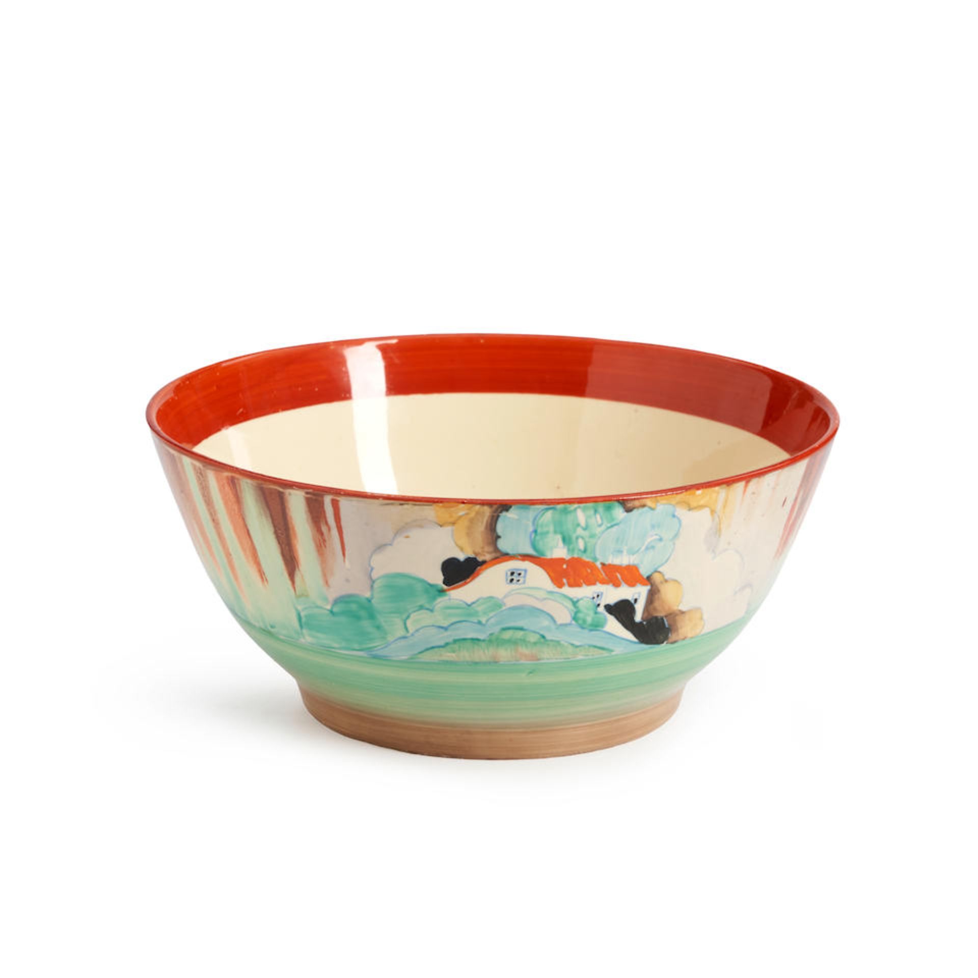 CLARICE CLIFF (1899-1972) 'FOREST GLEN' PATTERN BOWL - Bild 3 aus 3