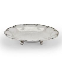 DAVID ANDERSON .830 SILVER ART NOUVEAU-STYLE DISH