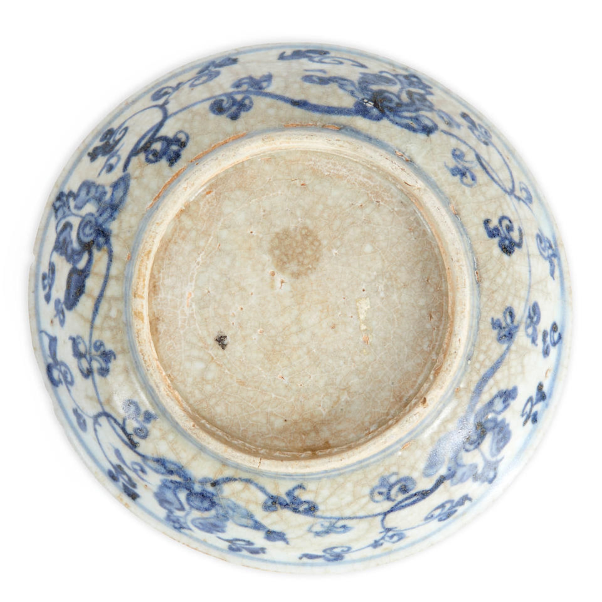 BLUE AND WHITE SHIPWRECK DISH - Image 2 of 4