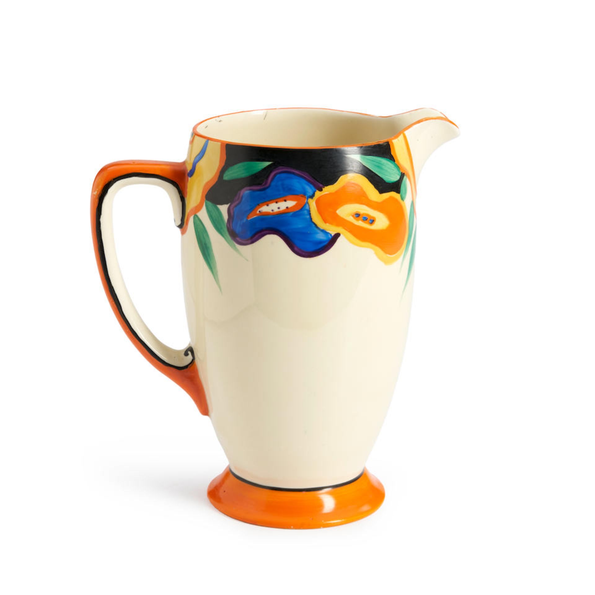 CLARICE CLIFF (1899-1972) 'GARLAND' PATTERN PITCHER - Bild 3 aus 3