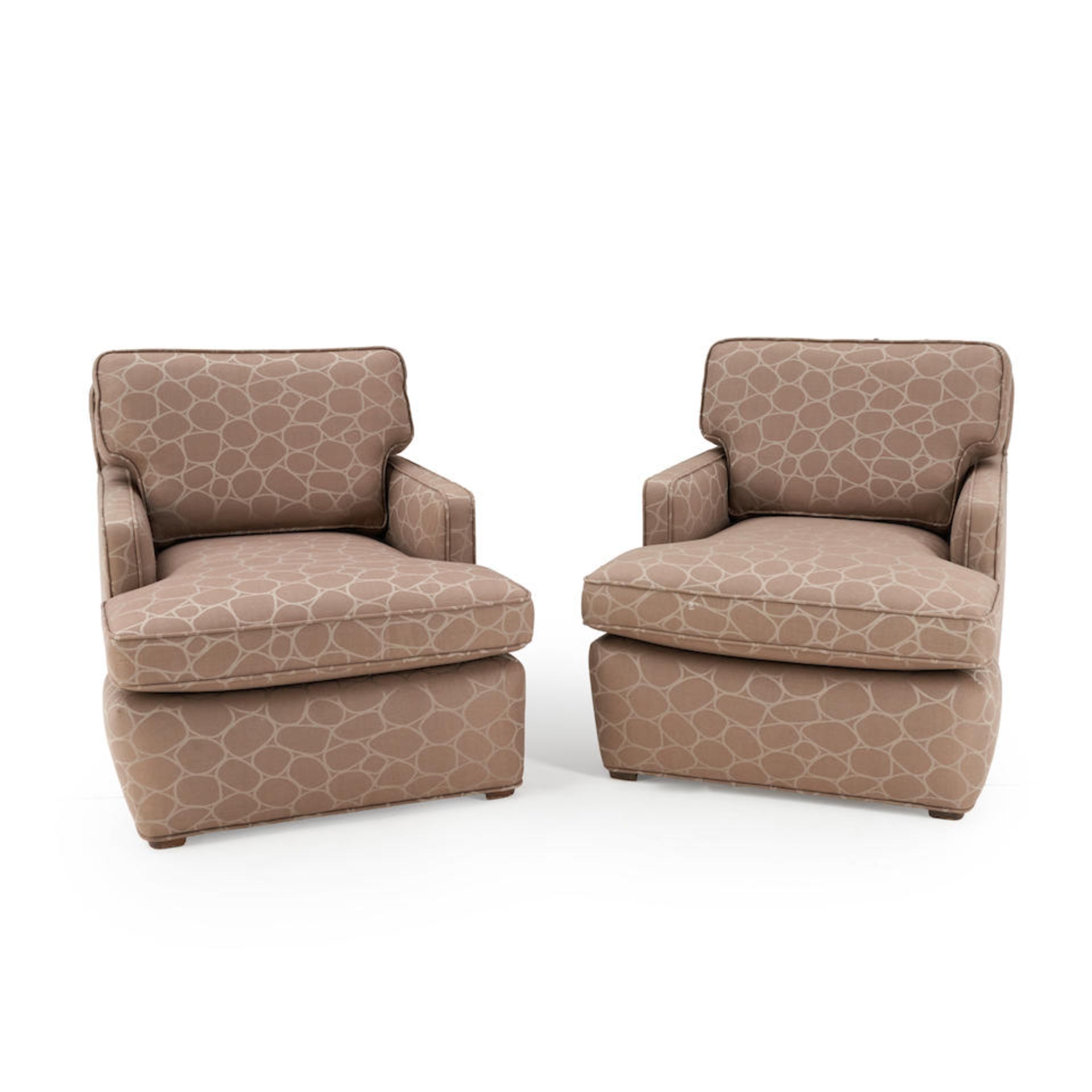 PAIR OF MID-CENTURY MODERN LOUNGE CHAIRS