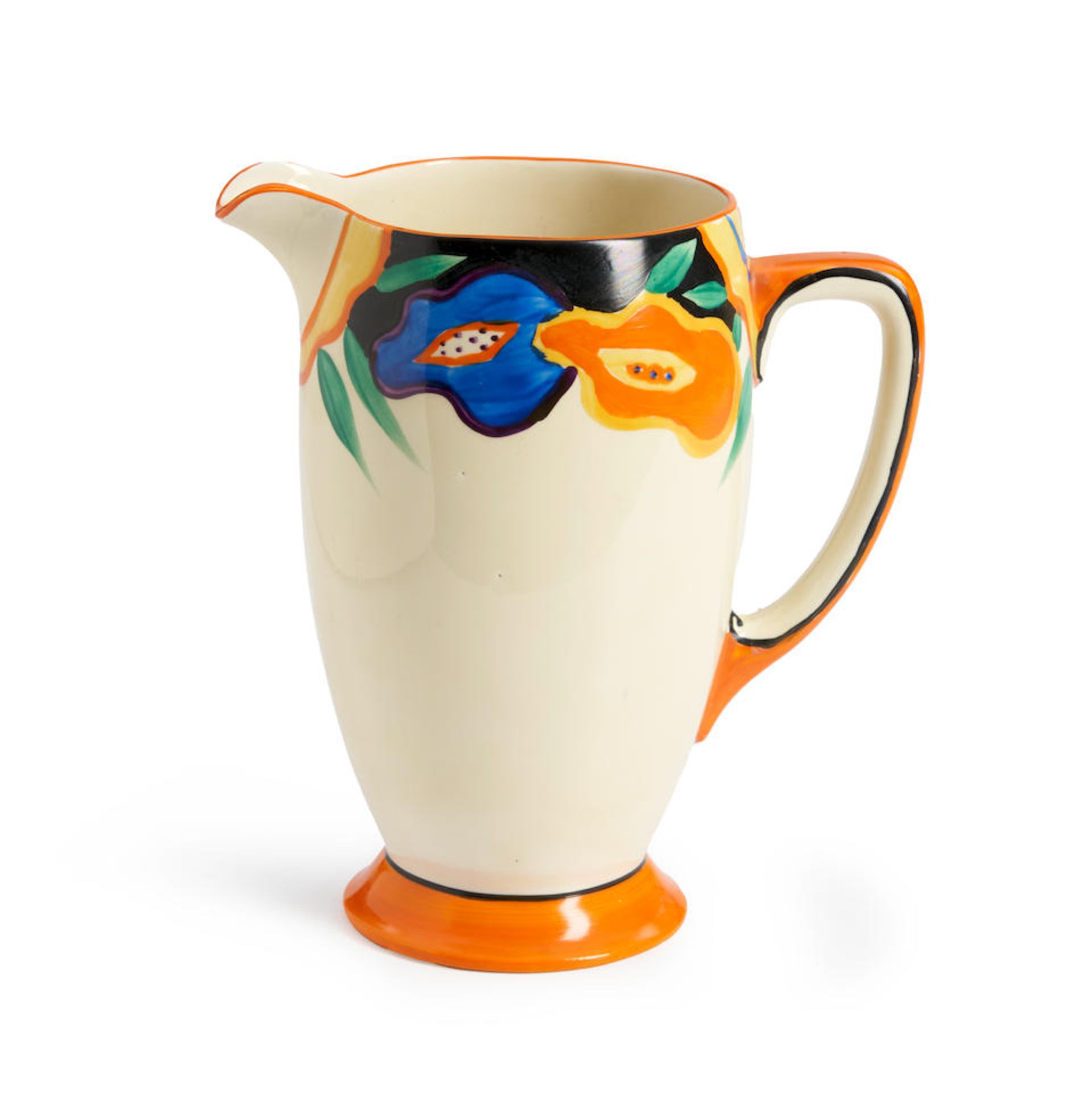 CLARICE CLIFF (1899-1972) 'GARLAND' PATTERN PITCHER