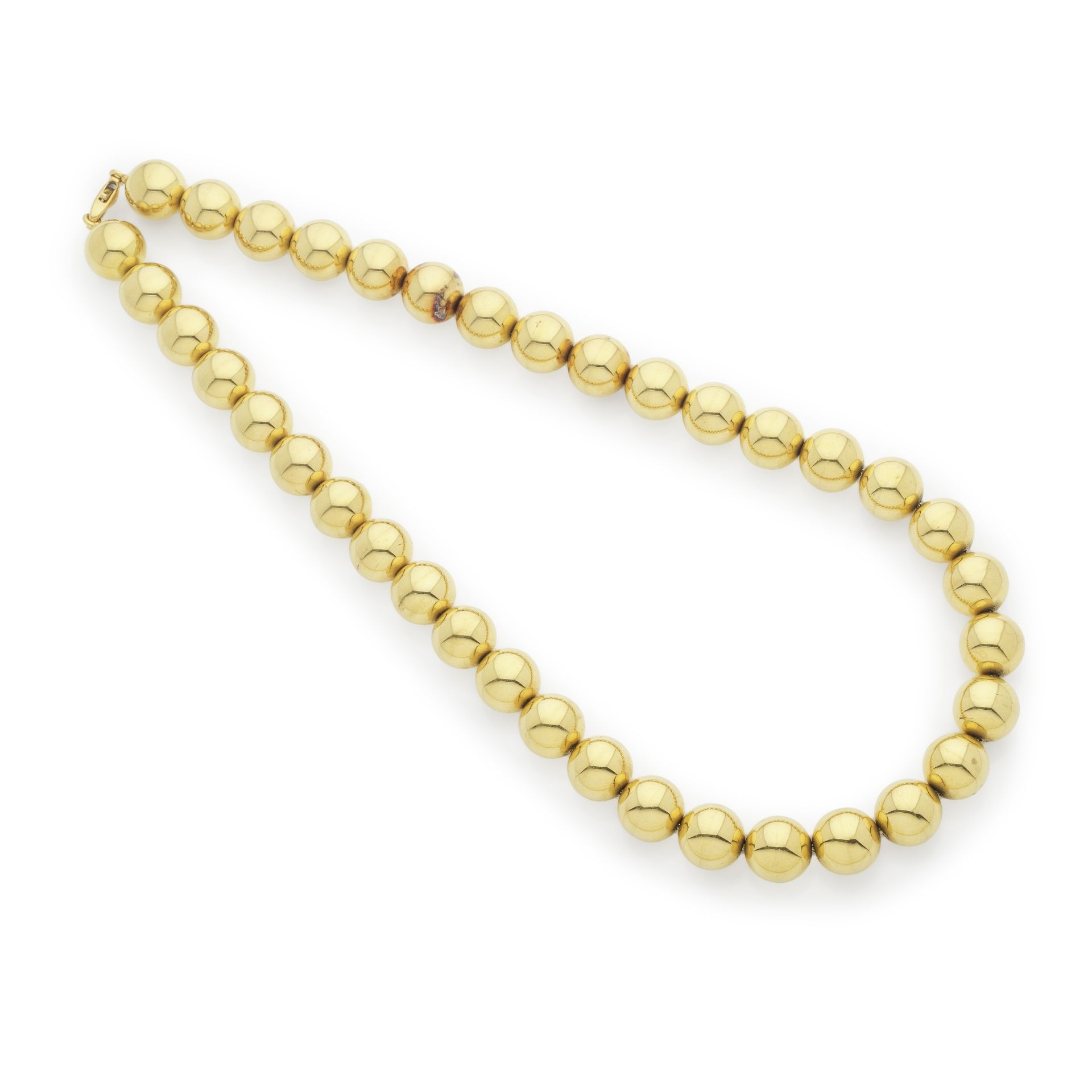 COLLIER PERLES D'OR