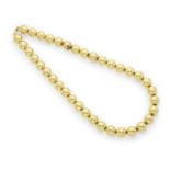 COLLIER PERLES D'OR