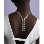 CARTIER: COLLIER N&#201;GLIG&#201; DIAMANTS, 'DIADEA LARIAT'