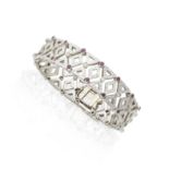 BRACELET RUBIS ET DIAMANTS