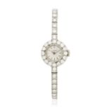 INTERNATIONAL WATCH CO.: MONTRE BRACELET DE DAME DIAMANTS, CIRCA 1960