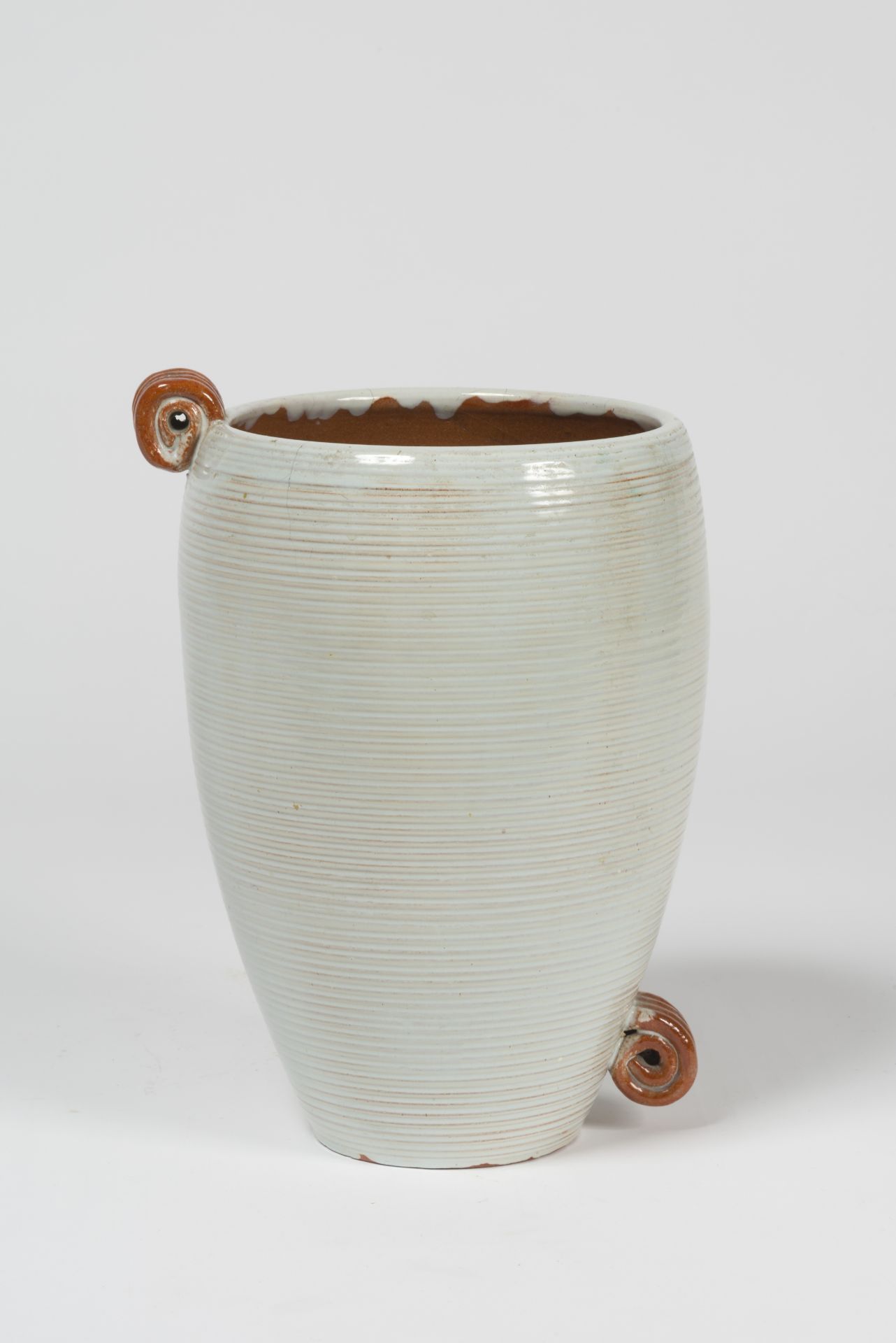 Vase en terre cuite verniss&#233;e, circa 1930