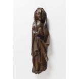 Figure en ch&#234;ne sculpt&#233; repr&#233;sentant un Saint, Flandre, vers 1530-1550