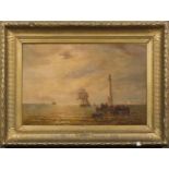 FRANCOIS ETIENNE MUSIN (1820-1888) Le phare d'Egglestone