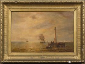 FRANCOIS ETIENNE MUSIN (1820-1888) Le phare d'Egglestone