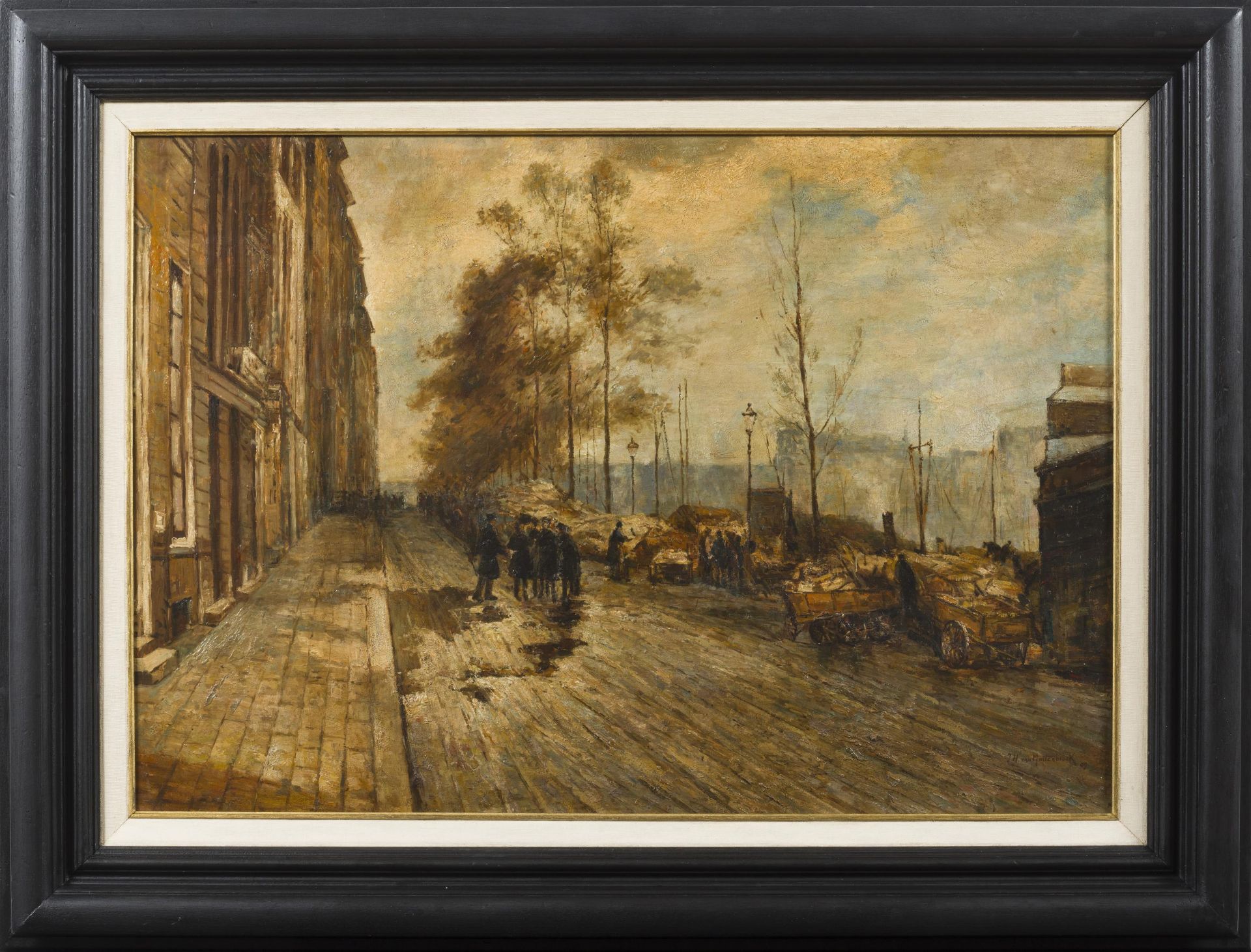 JOHANN HENDRIK VAN MASTENBROEK (1875-1945) Les quais, 1909