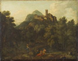 D'APRES GASPARD DUGHET (1615-1675) Paysage anim&#233;