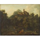 D'APRES GASPARD DUGHET (1615-1675) Paysage anim&#233;