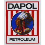 DAPOL PETROLEUM Plaque &#233;maill&#233;e