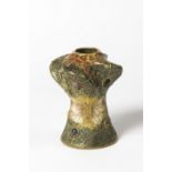 PAUL DACHSEL (circa 1880) Vase en c&#233;ramique verniss&#233;e et pierres dures