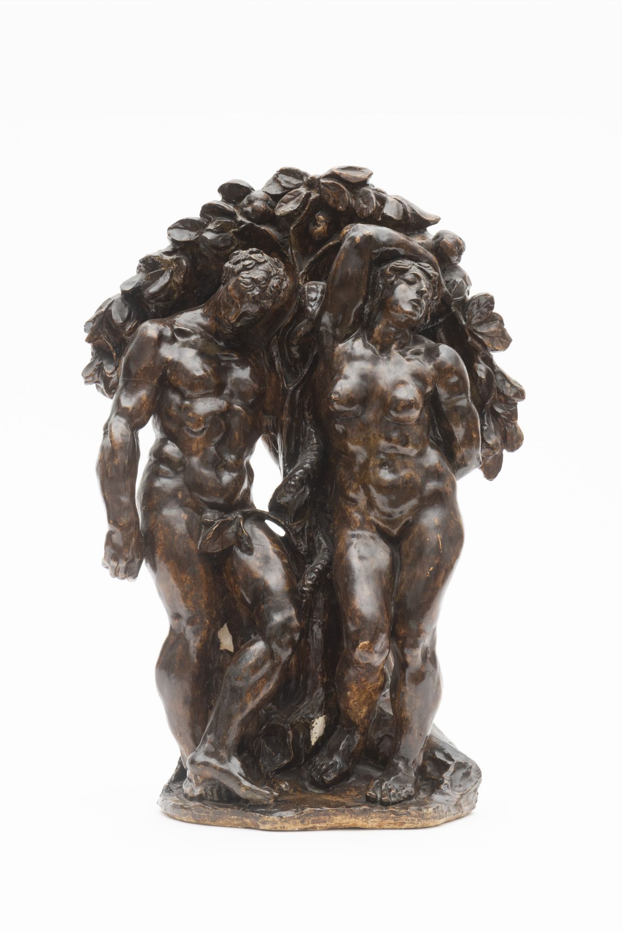 LOUIS-ERNEST DRIVIER (1878-1951) Adam et Eve, 1918