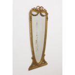 Miroir en bois dor&#233;, style Louis XVI, 19e si&#232;cle