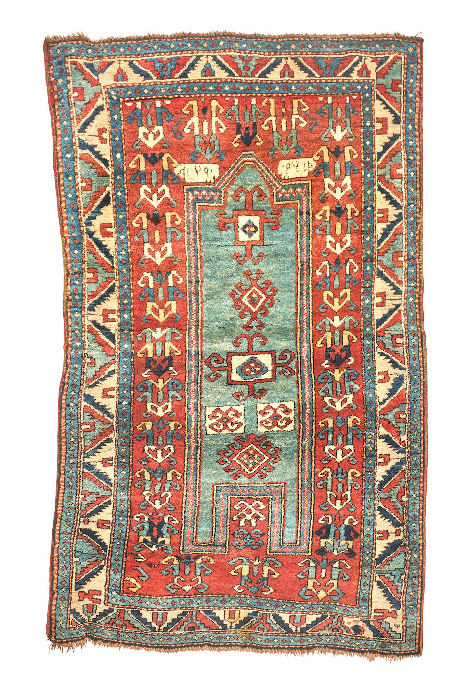 Kazak Prayer Rug Caucasus 3 ft. 7 in. x 5 ft. 6 in.