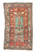 Kazak Prayer Rug Caucasus 3 ft. 7 in. x 5 ft. 6 in.