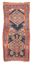 Northwest Persian Kurdish Rug Iran 3 ft. 8 in. x 7 ft. 10 in.