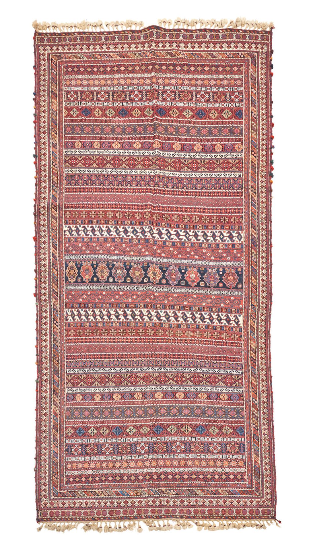 Afshar Soumak Carpet Iran 5 ft. 1 in. x 12 ft.
